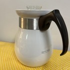 Vintage Corning Ware Solid White 6 Cup Percolator Glass Knob P-166-w Coffee Pot