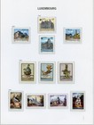 Luxembourg 7 Pages Of Mnh 1990-1993 Stamps  Well Centered And Pristine