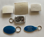 3 Buell Brag Pewter Motorcycle Pins  3 Key Rings Key Chains Collection Harley