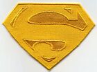 3  X 4  Small  Fully Embroidered Superman Yellow  s   Logo Iron-on Patch
