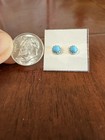 Navajo Ss 925 Stud Turquoise Earrings Linda Yazzie