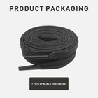 Shoe Laces For Golden Goose Super-star   Hi Star - 47 Inches  Black