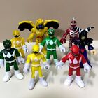 8pcs Fisher Price Imaginext Power Ranger Rite Goldar Green Yellow Ranger Kid Toy