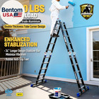Step Folding Ladder 19 6ft Multi-purpose Aluminium Extension Ladders  7 In 1 Fol