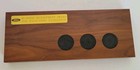 Vintage Arthur Salm Solingen Desk Set Scissor Letter Opener Italy Mcm Wood Case