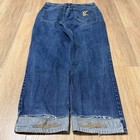 Vintage 90s Karl Kani Jeans Denim Size 36x34 Baggy Rare Hip Hop Rap 2pac Skater