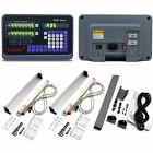 Dro 2 3 Axis Digital Readout 5um Linear Glass Scale 100mm-1000mm For Mill Lathe