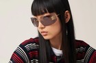 Miu Miu Mu54ys 5ak06i Gold light Purple Brown 80-14-110 Sunglasses New Authentic
