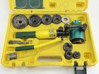 L h  Dottie 12 Ton Hydraulic Knockout Set  Conduits Up To 2 1 2 Inches