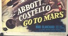 Abbott And Costello Go To Mars - 1953 Original Window Card  Sci-fi  Fantasy