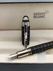 Montblanc Starwalker Matte Black Pen   Silver Clip Fountain Pen   Used
