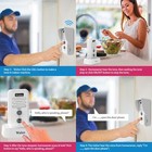 Wireless Doorbell Voice Intercom Rechargeable For 2640ft Range Home Communicator