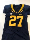 Game Worn Used Nike Cal Golden Bears Football Jersey  27 Size 42 Drew