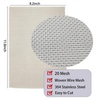 4 Pc Stainless Steel Mesh Sheet Sturdy Wire Woven Screen For Diy Projects