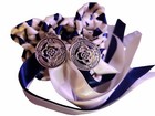 Ivory Navy Celtic  Knot Wedding Handfasting Cord  handfasting  wedding