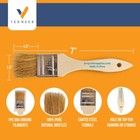 96pk - 1 5  Chip Brushes For Paints  Stains  Varnishes  Glues   Gesso
