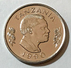 1990 Tanzania Coin 50 Senti Hare Rabbit Bunny Leporidae Poelagus Animal Wildlife