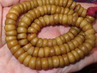 Nepal Tibet Buddhist 108 Miter Cut Milky Yak Bone Mala Prayer Beads  m19 