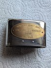 Vtg Metal Coin Bank Salinas Calif Monterey County Bank Advertising W  Key