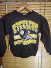 Nos Vintage 90s 1997 Pittsburgh Steelers Kids Toddler Crewneck Sweatshirt Tee 7