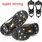 Ice Snow Anti Slip Spikes Grips Grippers Crampons Cleats For Hike Shoes Boot