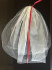 Bella Bridal Wedding Veil  Double Layer Blusher Elbow Length 30  Light Ivory