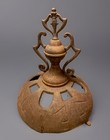Antique Vintage Cast Iron Parlor Stove Complete Finial