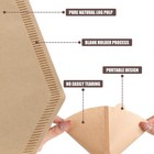 Coffee Filters Size 04 Cone Unbleached Brown Paper Coffee Filters 200 Count   