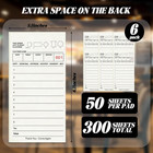 6 Pack Server Note Pads  Natural Guest Checks Books For Servers  Server Pads  To