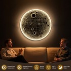 32   Dimmable Moon Wall Light With Remote Control Plug In Modern Led Wall Light