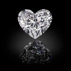 3 30 Ct Loose Cvd Lab Grown Diamond 10 Mm Heart D Color  Fl Clarity Certified