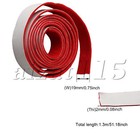 Red And White Piano Spring Rail Felt Strip For Piano Repair Parts 130x1 9cm