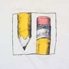 Vintage 80s Pencil Art T-shirt Cellar Door 89  Issue Release Promo Large Rare