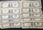Lot Of 100 1957 One Dollar Note  1 Silver Certificate Blue Seal Bills