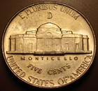 1943-d Jefferson  war  Nickel   35  Silver Beauty