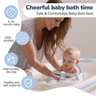 Baby Bath Seat - For Babies 6 Months   Up Sitting Up With Storage Bag   Mesh Sea