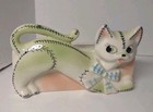 Vintage Anthropomorphic Ceramic Kitty Cat Wall Pocket planter Howard Holt Style 