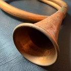 Antique Vintage  peerage  15  Copper   Brass Hunting Horn Bugle Made In England