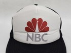 Vintage Nbc Peacock Logo Mesh Foam Snapback Hat Nwot
