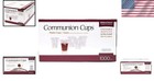 Economical Clear Communion Cups - 1000 Count  Perfect For Church Services