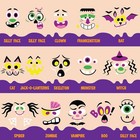 Joyin 16 Packs Halloween Pumpkin Decorating Stickers Foam Craft Kit  Halloween