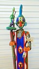 Huge 4  Rare Beaded Yoruba Sango Nigeria Africa Tribal Figure Statue Sculpture