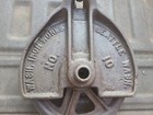 Antique Vintage Cast Iron Pulley Washington Iron Works No  10