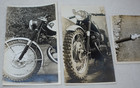 Honda Motorcycle Vintage Original Bike Photo Lot - 3 Pictures