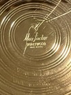 Vintage Max Factor Hollywood Gold Tone Swirl Compact W Powder Puff Fair Conditio