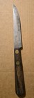Vtg Hammer Forged Made In Usa Carbon Steel  Knife 4 5  Blade