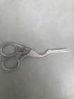 Antique Vintage Stork Sewing Scissors Shape Of A Bird 