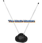 Fm Radio Stereo Receiver Indoor Telescopic Rabbit Ears Antenna 300 Ohm Cable