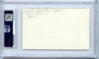 Charles Barkley Early Signature Hof Signed Auto 3x5 Index Note Card Psa dna