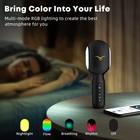 Wireless Bluetooth Karaoke Microphone  5-in-1 Portable Handheld Mic Speaker With
